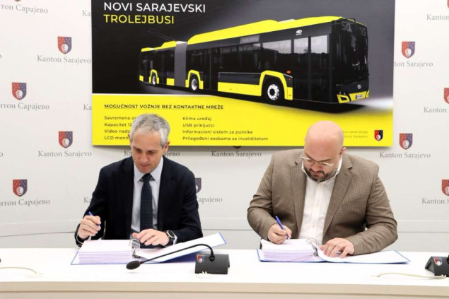 Sarajevo kupuje deset novih Solaris trolejbusa