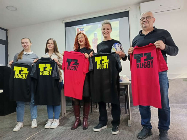 Ragbi savez BiH i Filozofski fakultet Zenica promovirali osmogodišnji projekt T1 univerzitetski ragbi