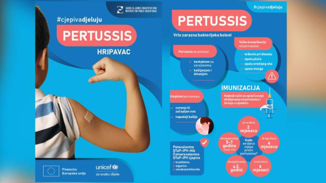 Zavod za javno zdravstvo FBiH: U 2024. u FBiH prijavljena 594 slučaja velikog kašlja