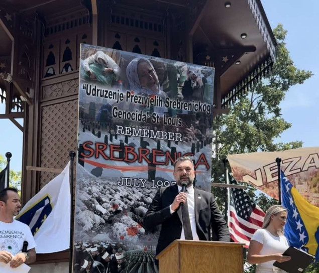 Konaković učestvovao u Saint Louisu na obilježavanju 29. godišnjice genocida u Srebrenici