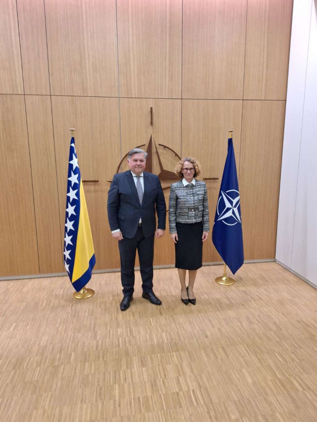 Brkić u Bruxellesu razgovarao sa zamjenicom generalnog tajnika NATO-a