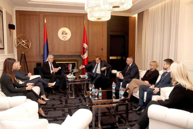 Čović i Dodik razgovarali o funkcioniranju vlasti u zajedničkim institucijama