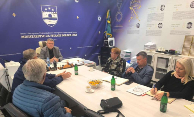 USK: Novi ministar razgovarao s boračkim savezima o saradnji i finansiranju programa