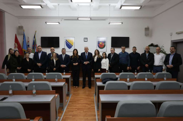 Čović i Filipović u Novom Travniku: Istaknuta važnost projekata koji se provode u ovom gradu