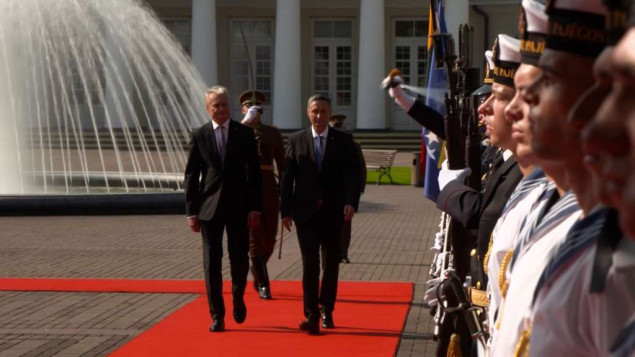 Bećirović dočekan uz najviše državne i vojne počasti u Republici Litvaniji