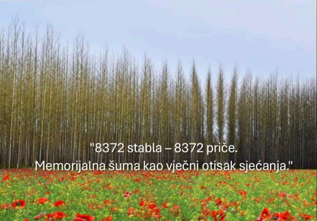 Na lokalitetu Jezero-Betanija bit će zasađeno 8.372 stabla, u znak sjećanja na žrtve Srebrenice