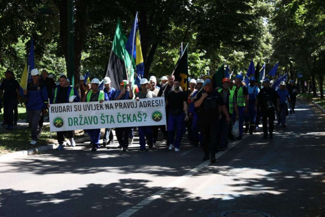Protest rudara: "Neće nas slomiti, pružat ćemo otpor do zadnjeg"
