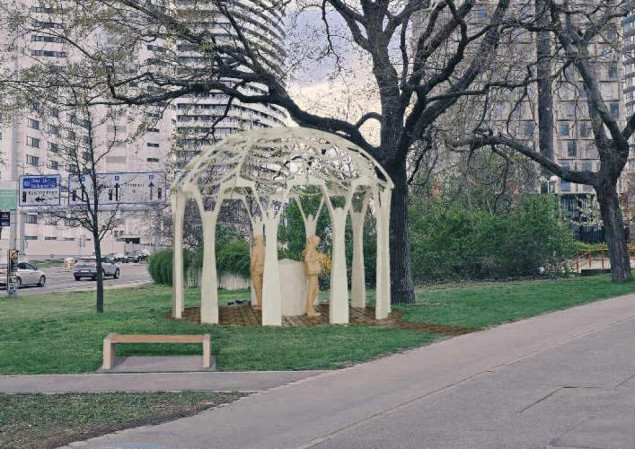 'Cvijet Srebrenice' na Trgu UN-a u Beču - Simbol nevinosti, bola i sjećanja