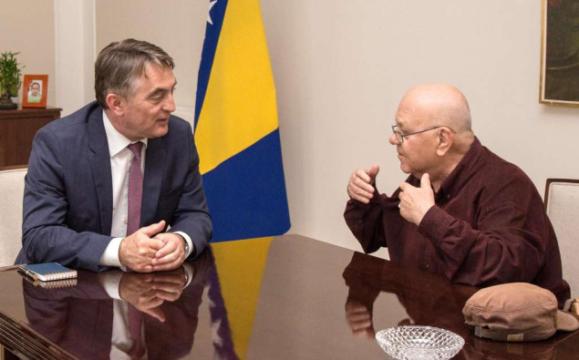 Komšić: Odlazak književnog velikana Abdulaha Sidrana veliki gubitak za naše društvo i državu