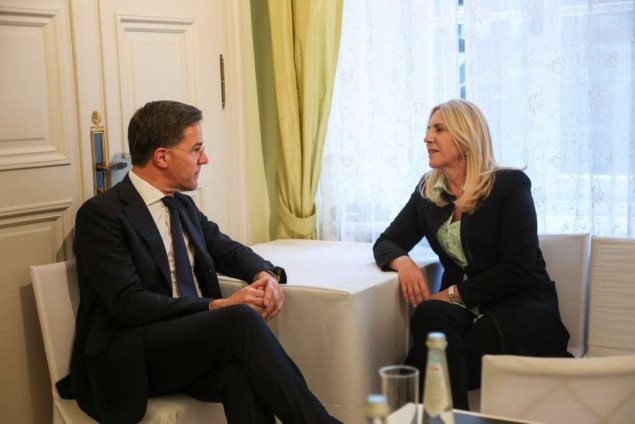 Cvijanović razgovarala sa Rutteom o aktuelnoj političkoj situaciji u BiH