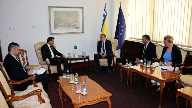 Premijer Nikšić primio novoimenovanog ambasadora Alžira u BiH Mohammeda Meraimija
