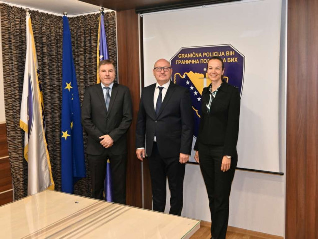 Časnici za vezu Savezne policije Njemačke u posjeti Graničnoj policiji BiH