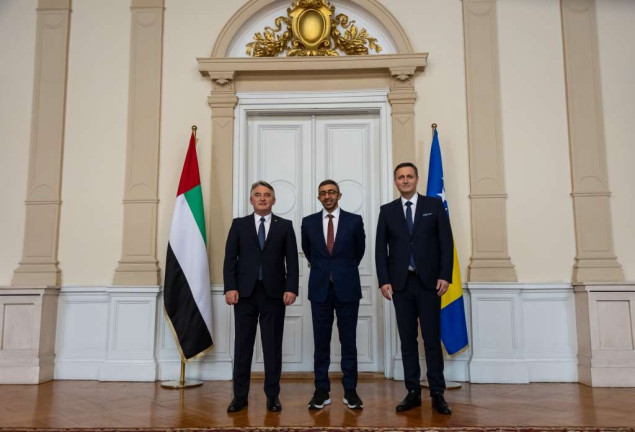 Komšić i Bećirović sa Nahayanom: Bilateralni odnosi između BiH i UAE bez otvorenih pitanja