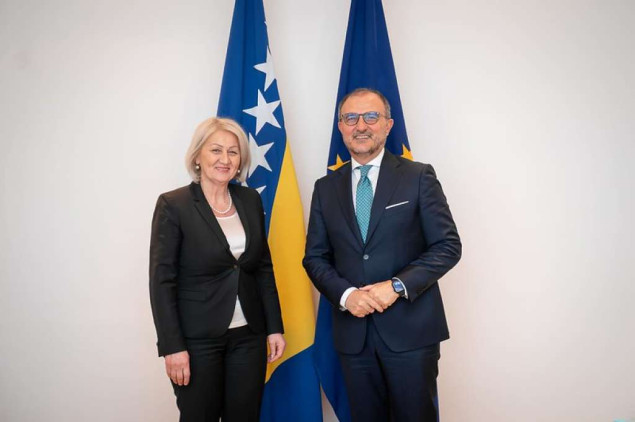 Krišto razgovarala sa Sorecom: Podrška Evropske unije Bosni i Hercegovini