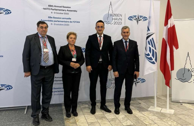 Članovi delegacije PSBiH u PSNATO-a u Kopenhagenu na sjednici Političkog komiteta PSNATO-a