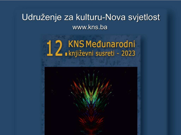 Udruženje KNS - Književni susreti od 3. do 5. avgusta, ‘KNS pero’ Edinu Moriću Kinkelu