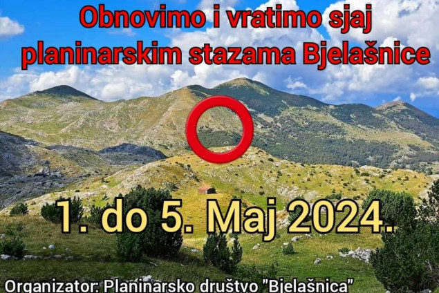PD 'Bjelašnica' - Obnovimo i vratimo sjaj planinarskim stazama Bjelašnice
