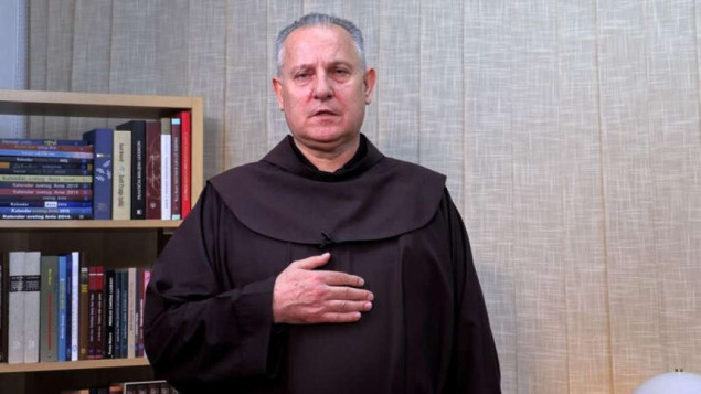 Uskrsna čestitka provincijala Bosne Srebrene fra Zdravka Dadića