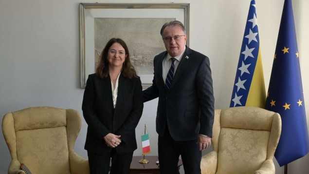 Nikšić i ambasadorica Castellani razgovarali o jačanju ekonomske saradnje i evropskom putu BiH