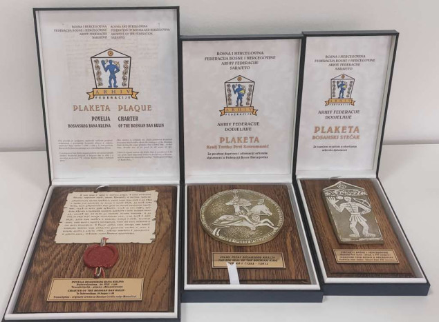 Arhiv FBiH - Priznanja za doprinos afirmaciji arhivističke djelatnosti i pamćenju bh. prošlosti