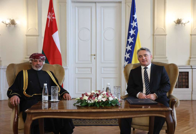 Komšić primio akreditive novoimenovanog ambasadora Sultanata Oman