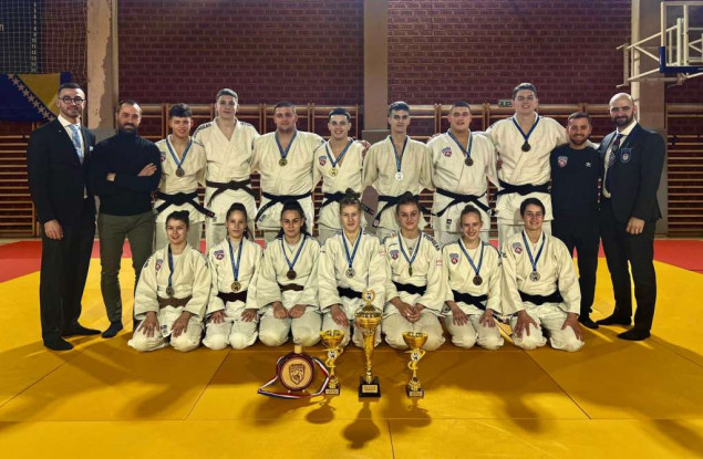 Judo klub Borsa Mostar trostruki seniorski prvak Bosne i Hercegovine