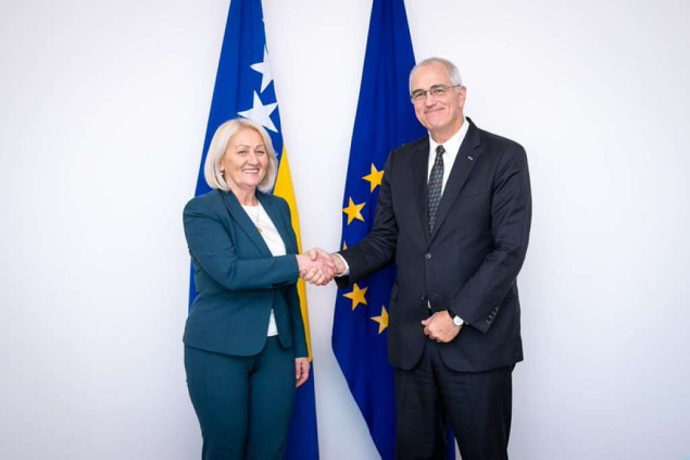 Krišto s Holtzappleom: OSCE važan partner za stabilnost i napredak regije