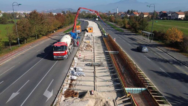 Izgradnja tramvajske pruge prema Hrasnici realizira se u skladu s planiranom dinamikom