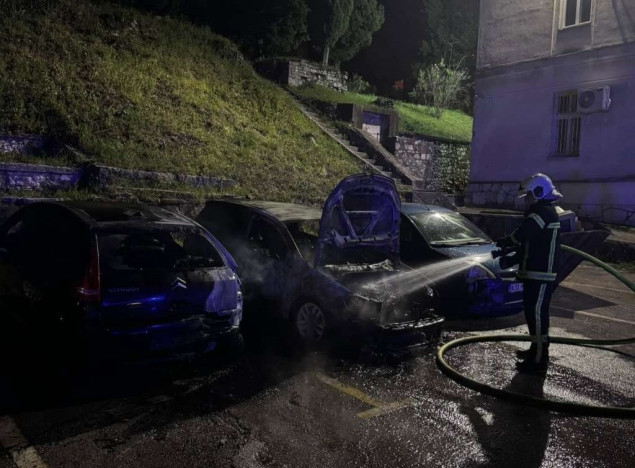 U Mostaru uhapšene dvije osobe zbog podmetanja požara na više vozila