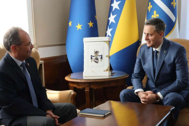 Bećirović primio Hunna: BiH i Švicarska razvijaju veoma dobre i prijateljske odnose