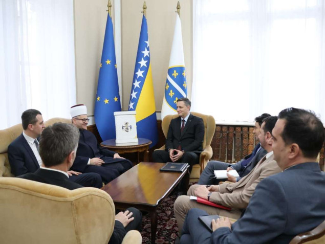 Bećirović razgovarao s mostarskim muftijom Salem-ef. Dedovićem