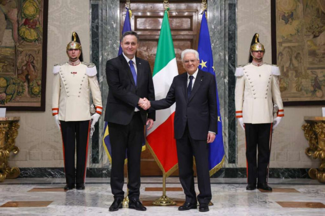 Bećirović - Mattarella: Italija čvrsto uz nezavisnu, suverenu i nedjeljivu BiH