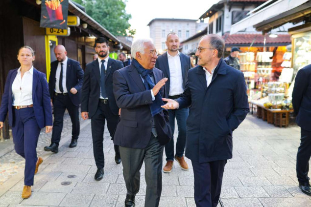 Antonio Costa u šetnji centrom grada i Baščaršijom