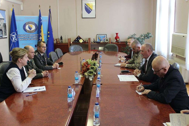 Helez primio odlazećeg zamjenika zapovjednika NATO Štaba Sarajevo
