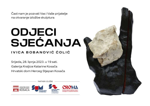 Sutra u  Mostaru izložba skulptura Ivice Bobanovića-Ćolića