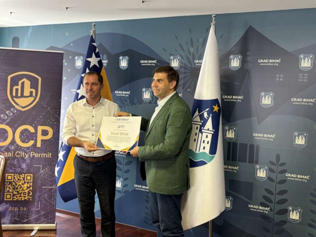 Bihać dobio 'Digital tax free certifikat', registracija obrta u tri koraka i u roku od jednog dana