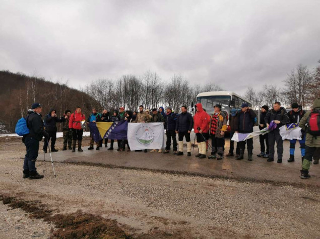 Počeo 26. zimski pohod 'Grebak - put života'