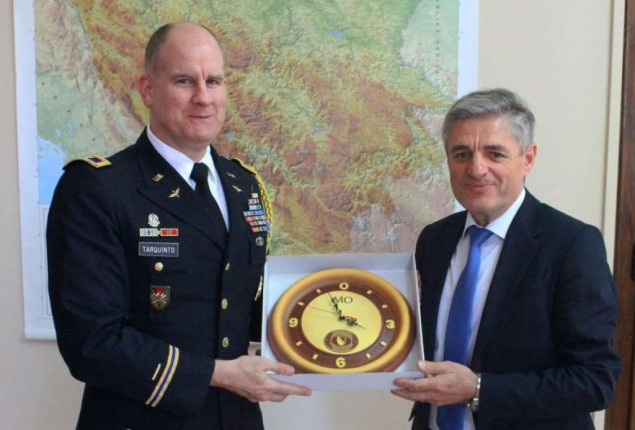 Okolić zahvalio Tarquintu na pomoći koju OS SAD pružaju Ministarstvu odbrane i OS BiH