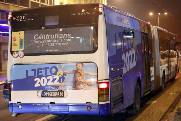 Javni gradski saobraćaj u Kantonu Sarajevo radit će od ponoći do pet sati ujutro