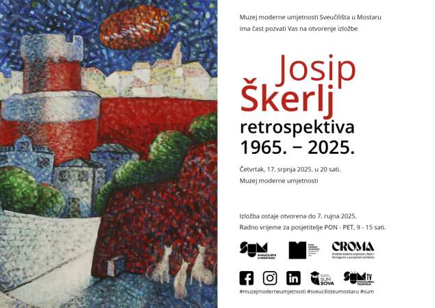 Preko 200 djela na izložbi 'Retrospektiva' Josipa Škerlja