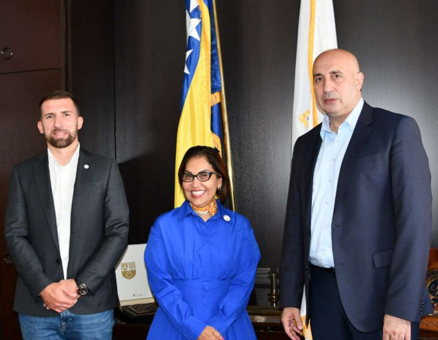 Osmanović i Delić s ambasadoricom UAE: Jačati i unapređivati ekonomsku saradnju