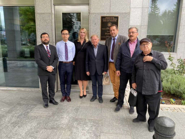 Predstavnici nevladinih organizacija na sastanku u Političkom odjelu Ambasade SAD-a u Sarajevu