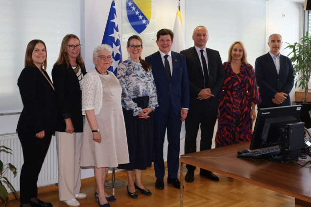 VSTV BiH posjetila delegacija Kraljevine Švedske - Jačanje strateške saradnje u oblasti pravosuđa