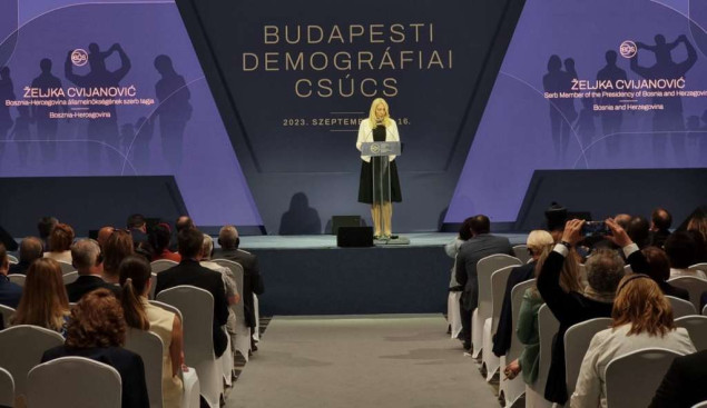 Cvijanović na summitu u Budimpešti: Snažna porodica temelj uspješnog društva