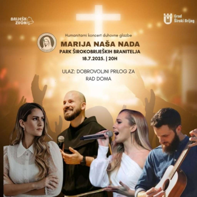 Široki Brijeg: Humanitarni koncert duhovne glazbe za djecu s poteškoćama u razvoju