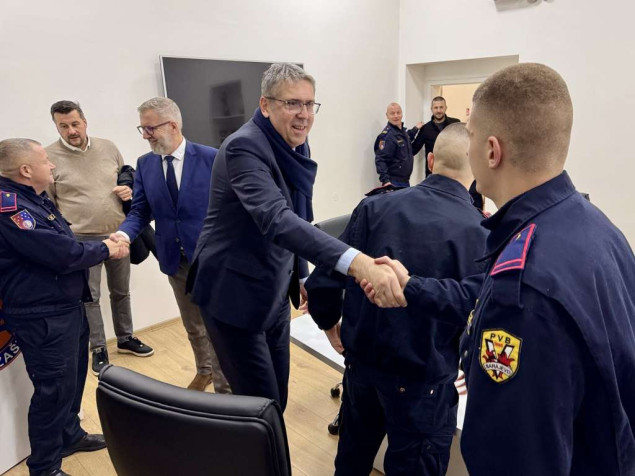 Avdić i Bićo obišli dežurne službe i Gerontološki centar