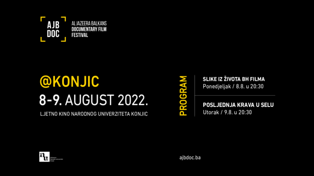 Dokumentarnim filmom 'Slike iz života bh filma' bit će otvoren program AJB DOC@KONJIC