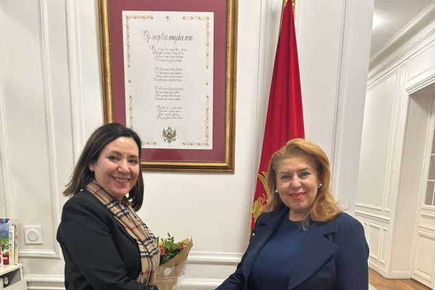 Bh. ambasadorica Višnja Lončar u nastupnoj posjeti Ambasadi Crne Gore u Parizu