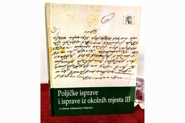 Održana promocija trećeg toma edicije 'Poljičke isprave - iz Zbirke Aleksandra Poljanića'