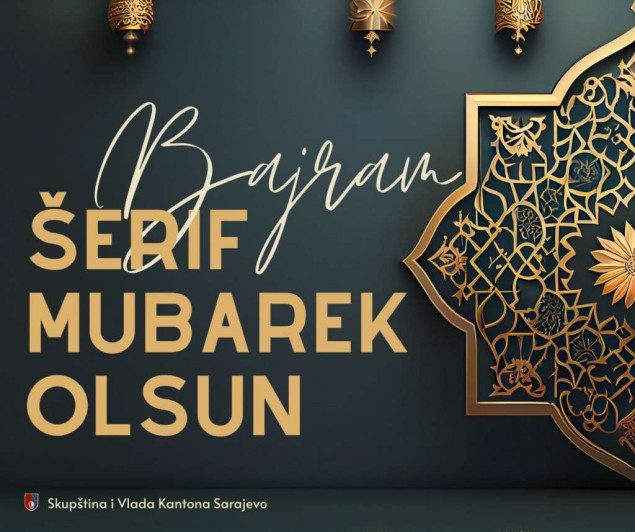 Čelnici i članovi Skupštine i Vlade Kantona Sarajevo muslimanima u Sarajevu i BiH čestitali Bajram